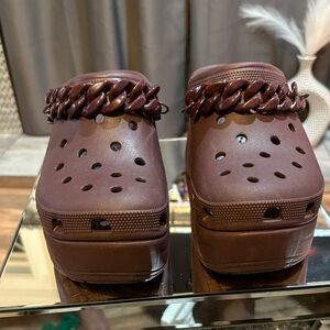 CROCS Brown Comfort Clogs